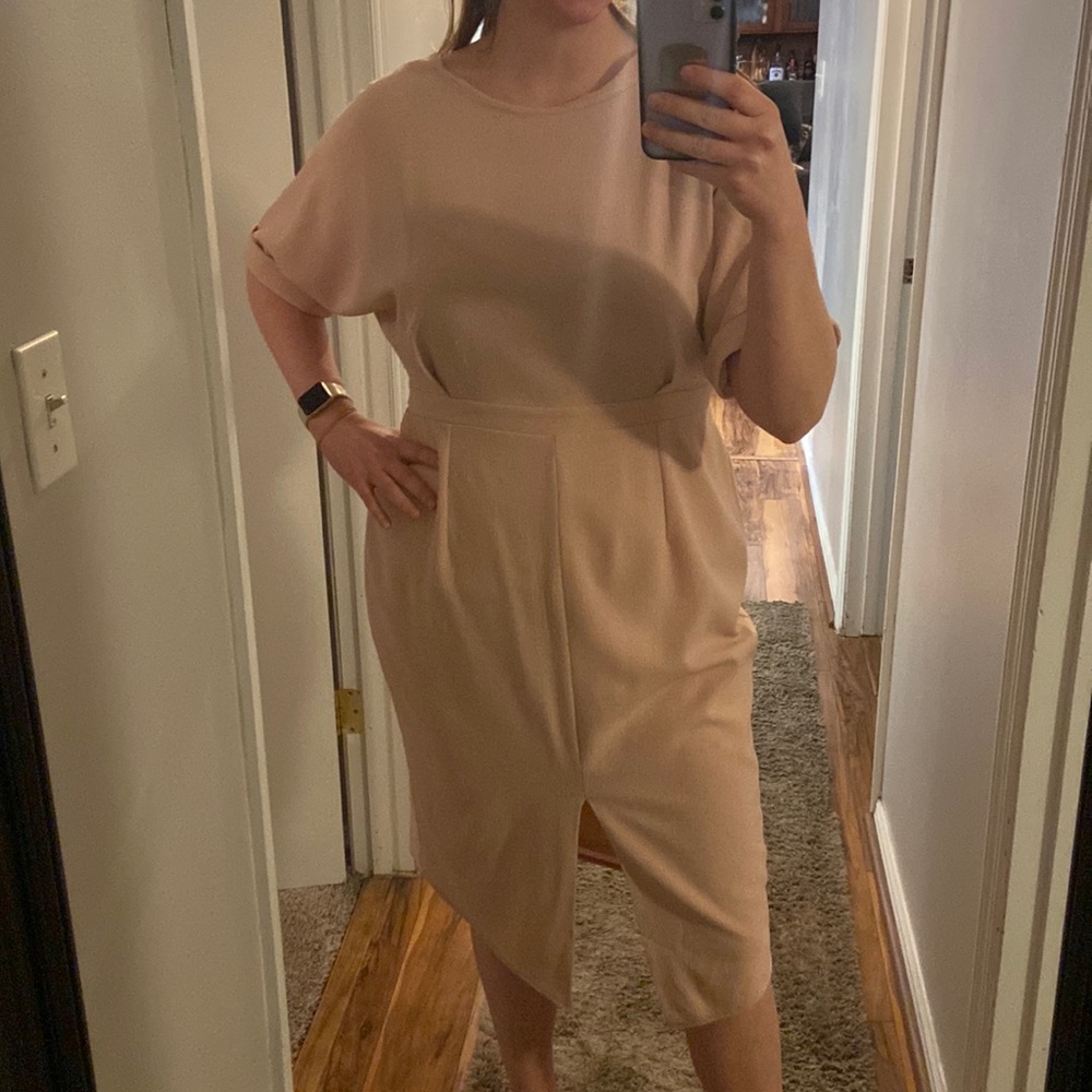 Asos pale pink dress
